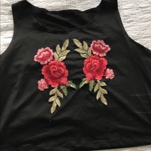 Rose bud tank top